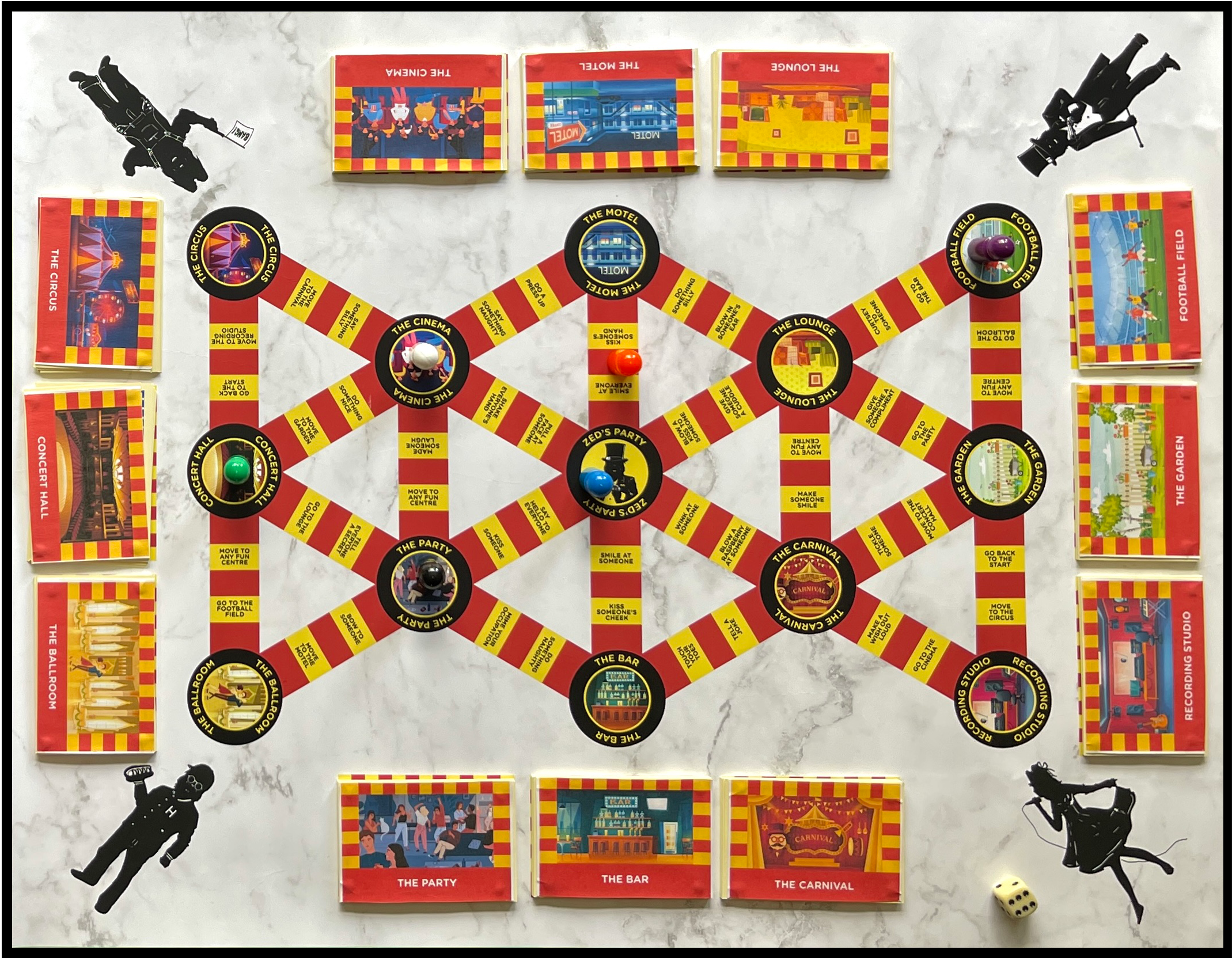 picture of game board from above